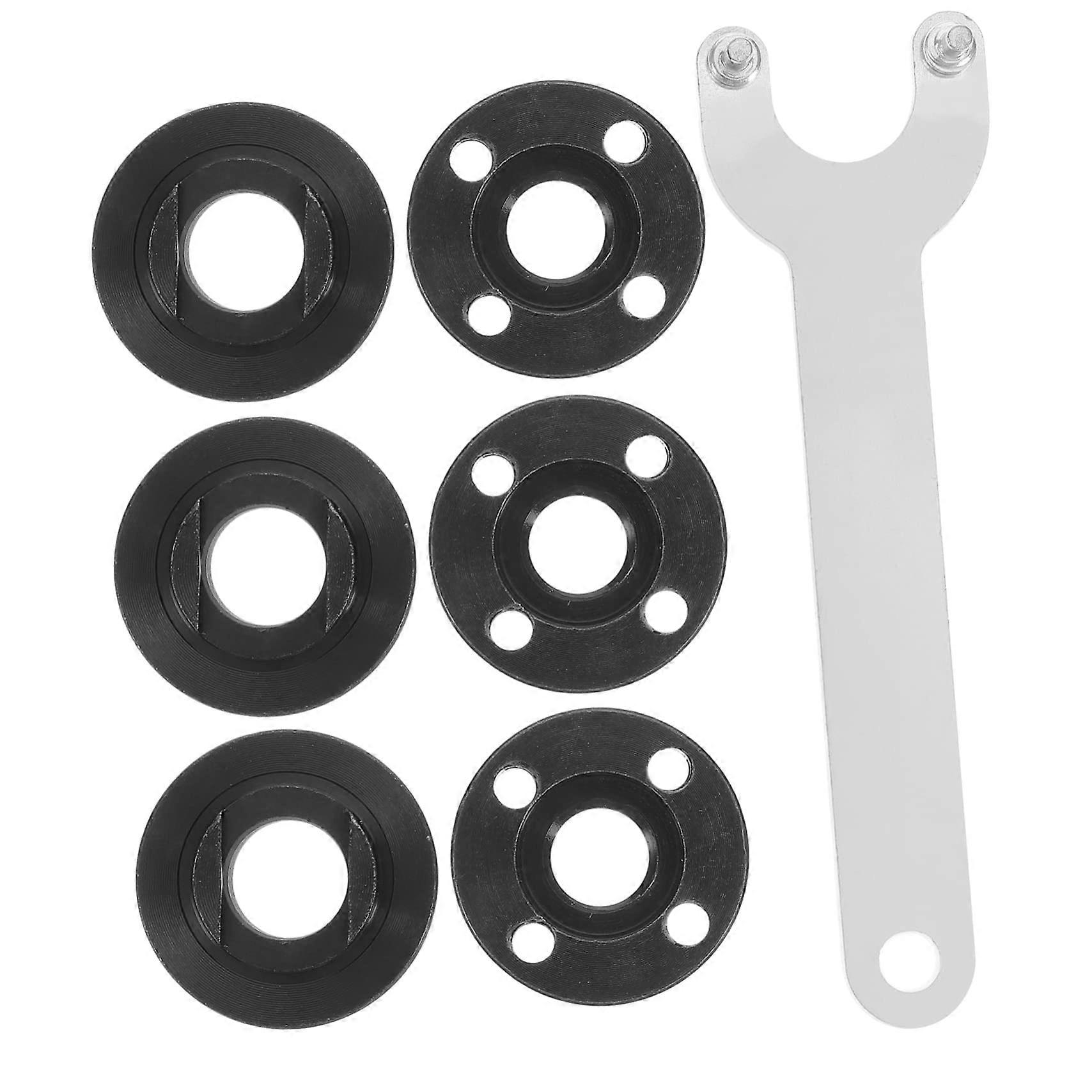 1pc Adjustable Angle Grinder Wrench Set Compatible With Thread Including Internal And External Flange Nuts For  Workshops And