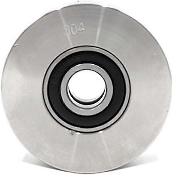 Pulleys Block Swivel Pulley Heavy Duty Stainless Steel Single Wheel Caster for Home Gym Wire Rope Rail 48x22 Size