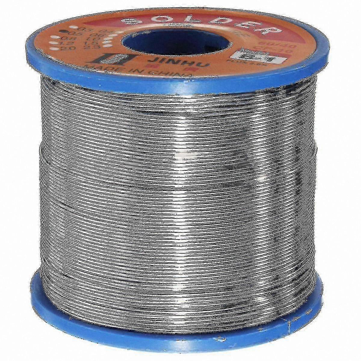 0.8mm Rosin Core Solder Wire, 400g Tin Lead Alloy Flux Roll for Soldering Projects