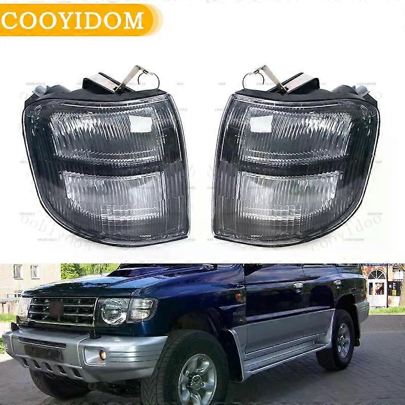 Apply Front Side Marker Corner Light Side Turn Lamp For Mitsubishi Pajero V31 V32 V33 V34 PAJERO 2 II Montero 1997-1999 headlight drl