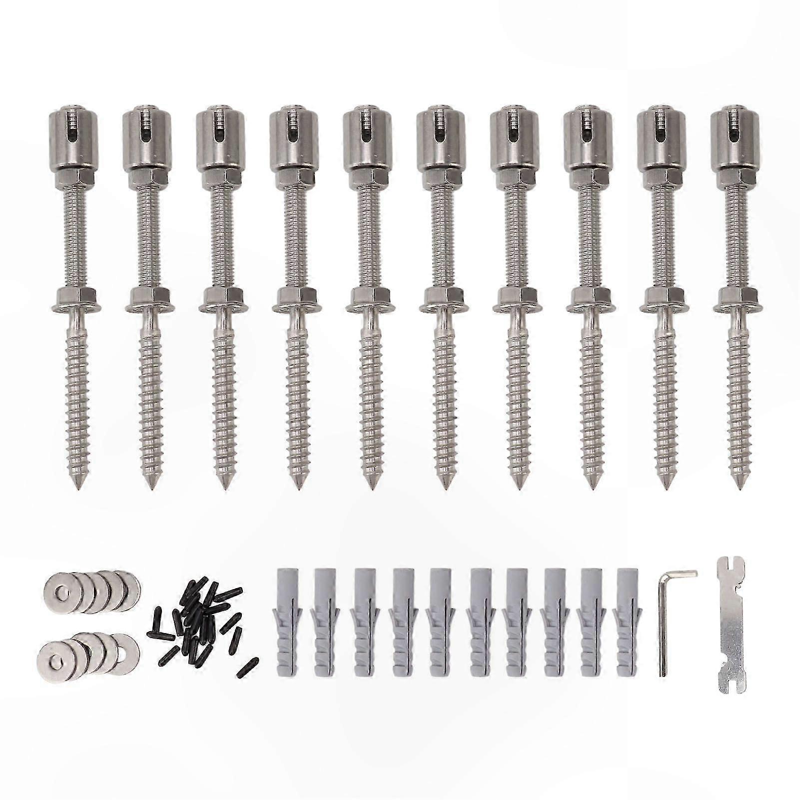 Stainless Steel Wire Trellis for Climbing Plants Strong Load Bearing Flexible Invisible Wall Layout