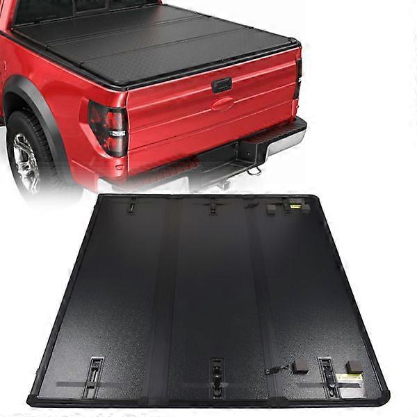 5.5FT Tri-fold Hard Truck Bed Tonneau Cover for Ford F150 F-150 2009-2014 3-Fold