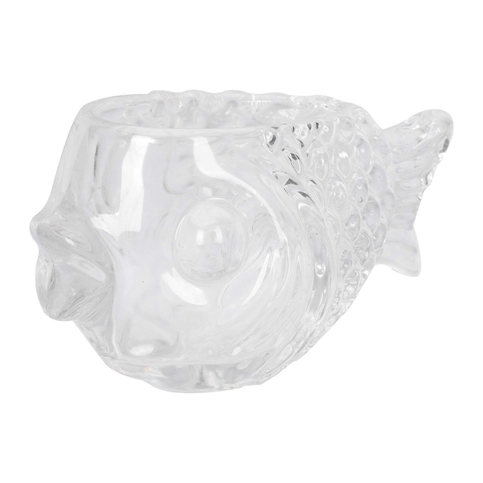 Fish Cup Wine Glass for Bars Transparent Glass Storage for Wine and Beverage 1Set