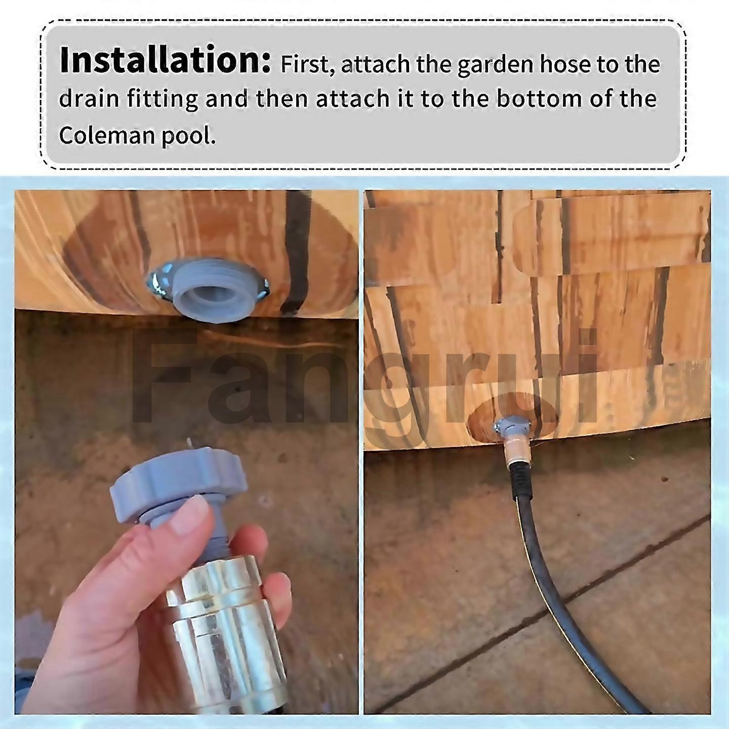 For Swimming Pool Drain Fitting Connects Fit For Pools