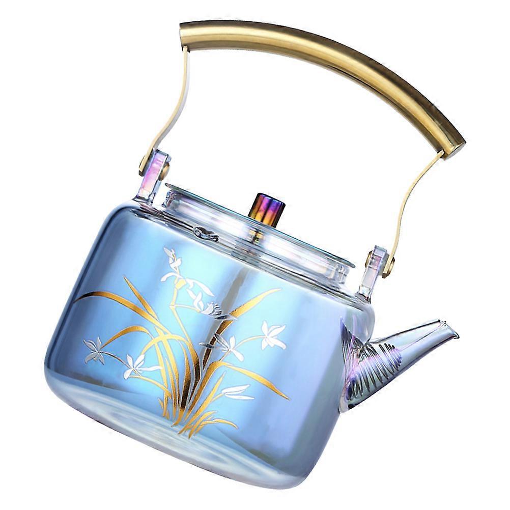 Heating Water Kettle Tea Pot for Home Use Assorted and Stainless Steel Tea 1Set