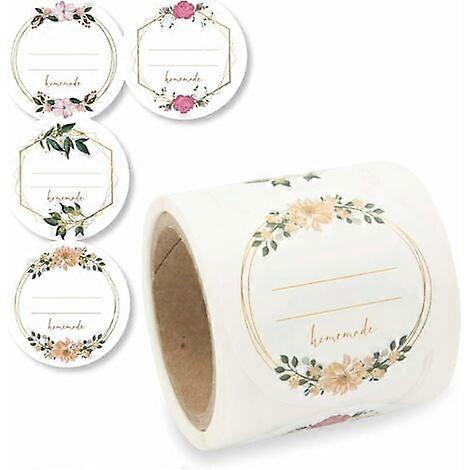 50mm Flower Self-Adhesive Labels
