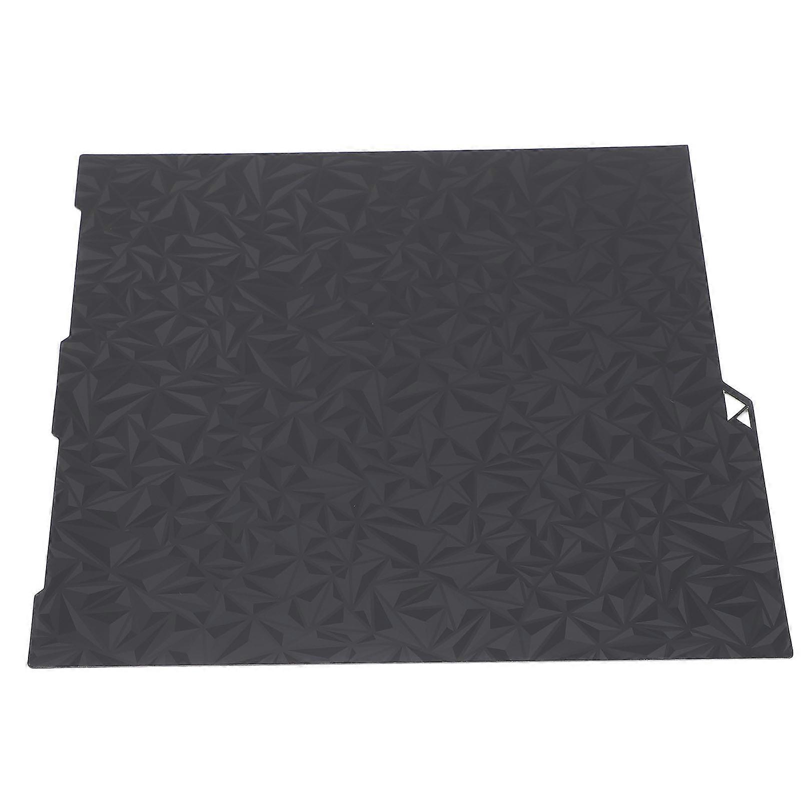 Lit d’impression 3D texturé en diamant en fibre de carbone flexible 256x268mm