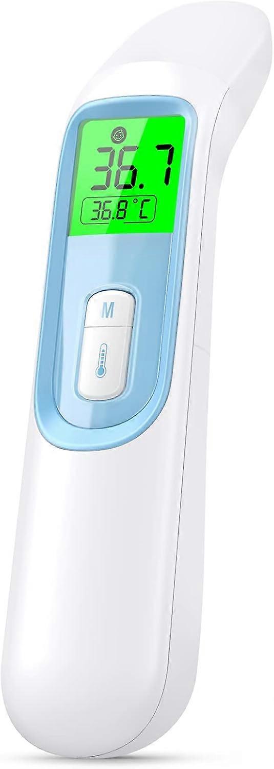 Adult Forehead Thermometer, Non-Contact Infrared Thermometer Medical Forehead and Ear Thermometer with Fever Alarm, Fast Reading, Memory Function,