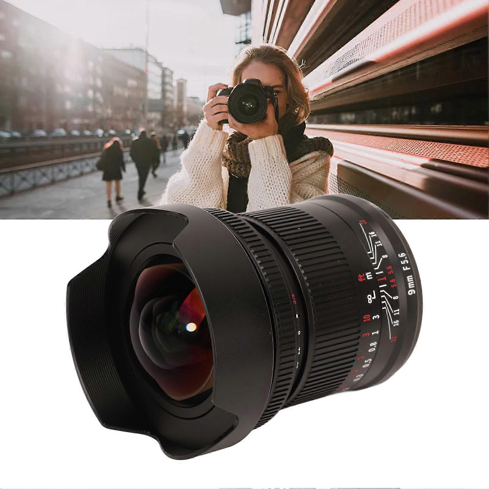 9mm F5.6 Wide Angle 132° Full Frame Manual Focus E Mount Lens