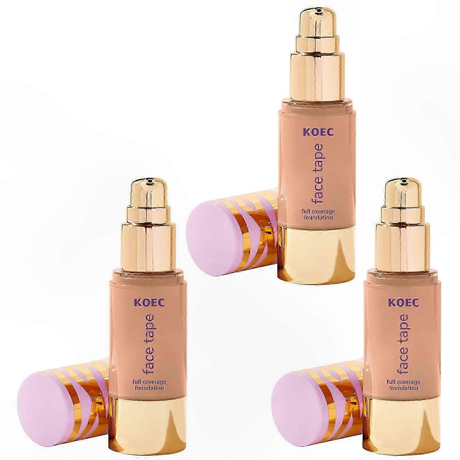 Matte Finish Full Coverage Foundation - Long Lasting Waterproof Makeup for Face