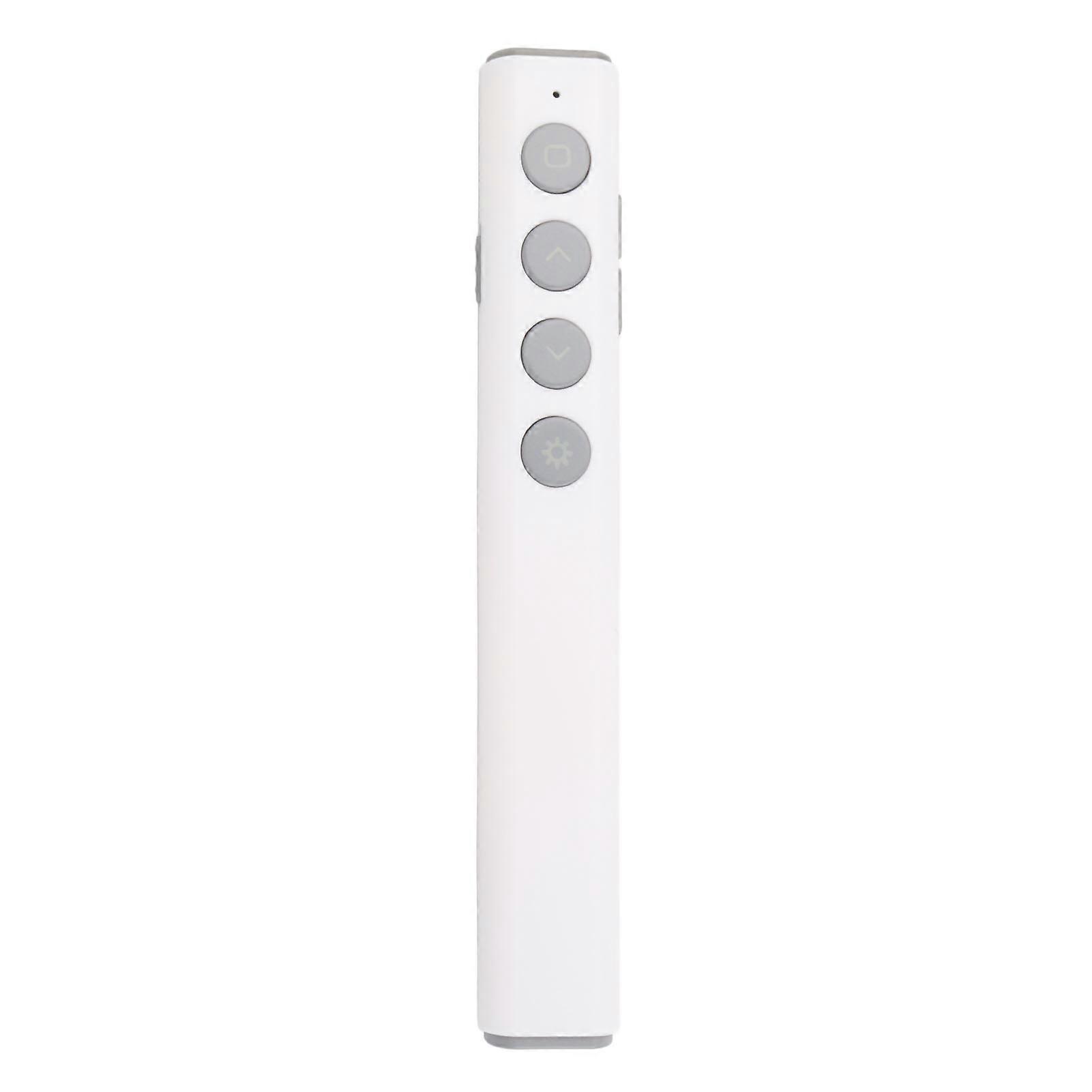 Presentation Clicker 98.4ft Range RF 2.4GHz Wireless Remote White
