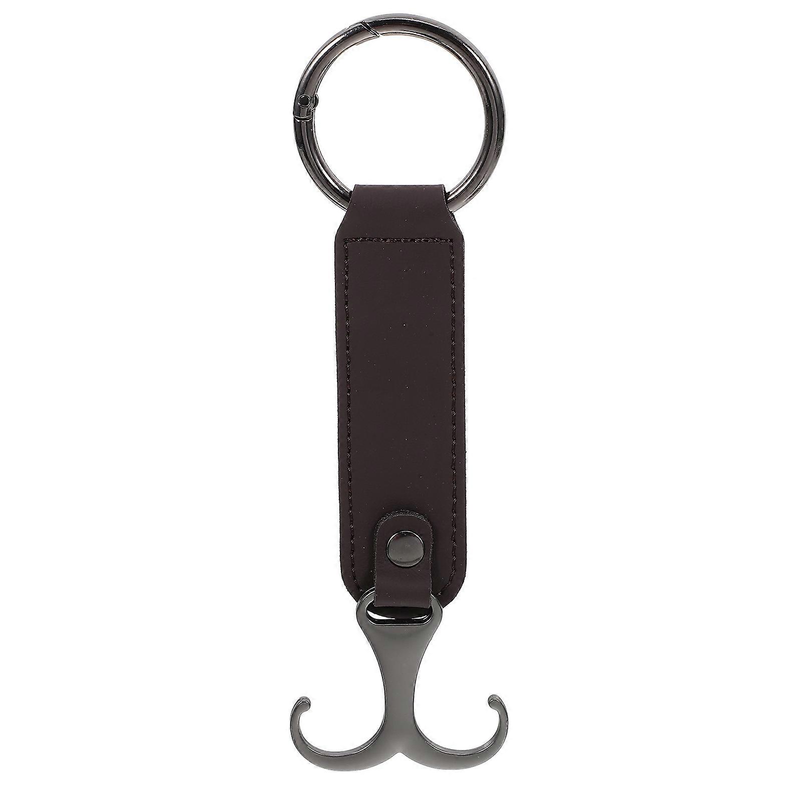 Car Seat Back Hook for Convenient Storage in Brown Color Crafted with PU and Zinc Alloy