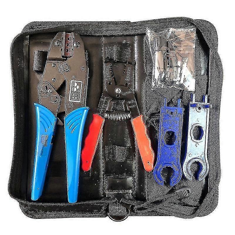 Tool Mc4 Crimping Pliers Solar Pv Crimping Pliers Ly-2546b Crimping Pliers 2.5/4/6 Tool Set (blue)