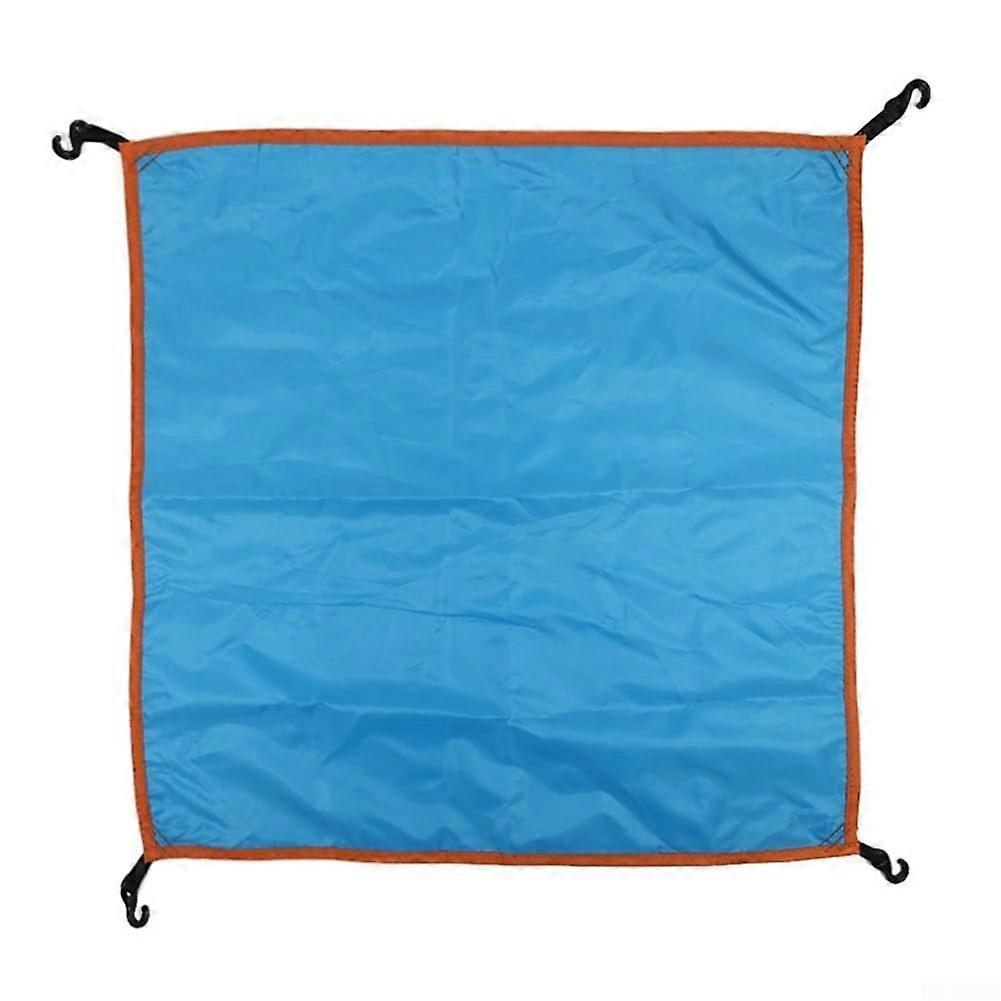 Camping Tarp Waterproof Shelter Tarp Fly For Hiking And Adventures Blue