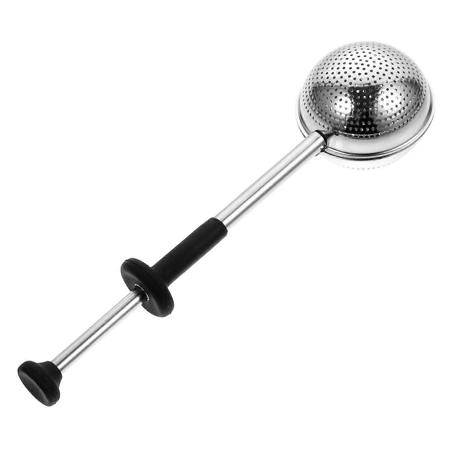 1pc Practical Tea Strainer Portable Household Tea Infuser Loose Leaf Tea Filter (Silver)