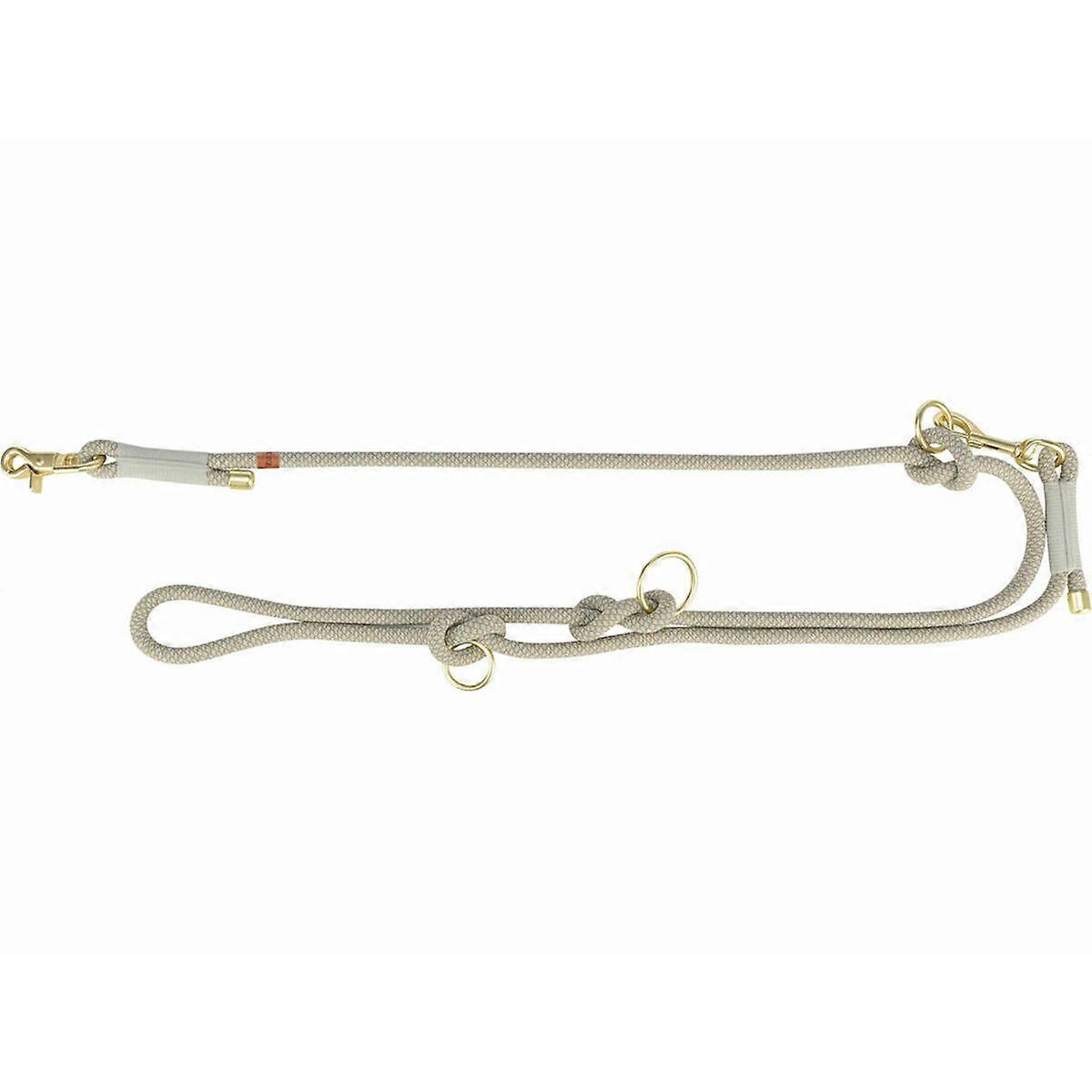Adjustable dog leash Trixie Soft Rope Grey Light grey S S/XL