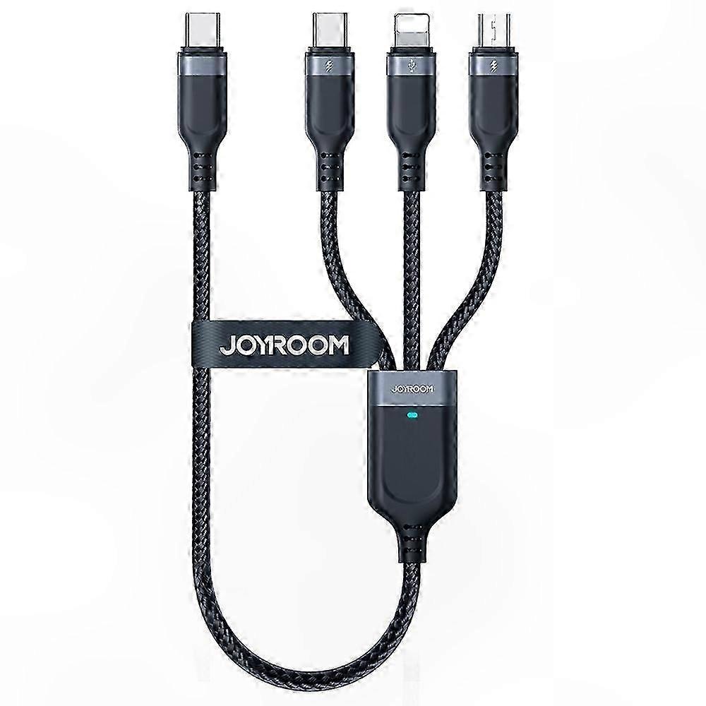 0.3m Type-C to Type-C and Micro USB Fast Charging Data Cable for Devices