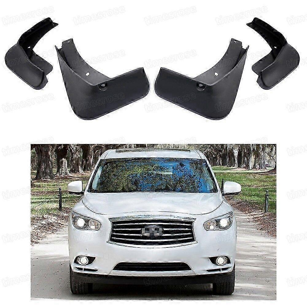 Ισχύει Για 4 Τμχ Λασπωτήρες Αυτοκινήτου Splash Guard Fender Mudguard Για Infiniti Jx / Qx60 2013-2016