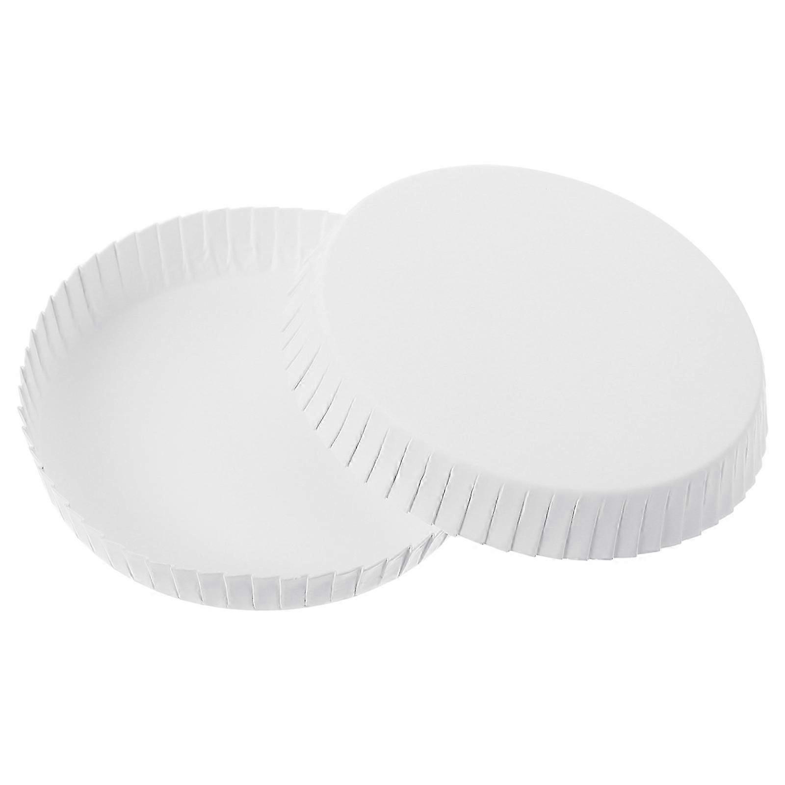 100個の使い捨てカップカバードリンクカップ用の紙蓋