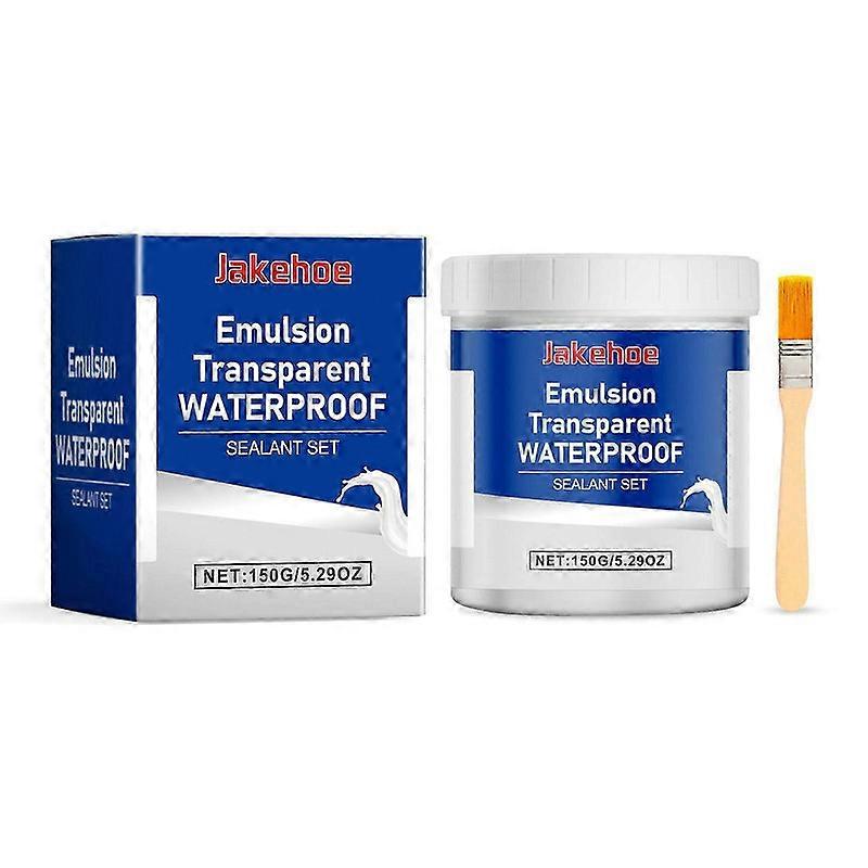Jakehoe Emulsion Transparent Vattentät Lim Osynlig Tätningslim Byggarbetsplats Hushåll Snabbfyllning Transparent Vattentät Lim