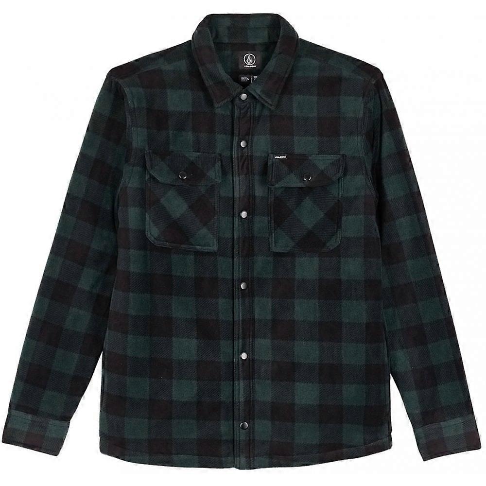Men's Volcom Mens Bowered Fleece LS / Scarab / M