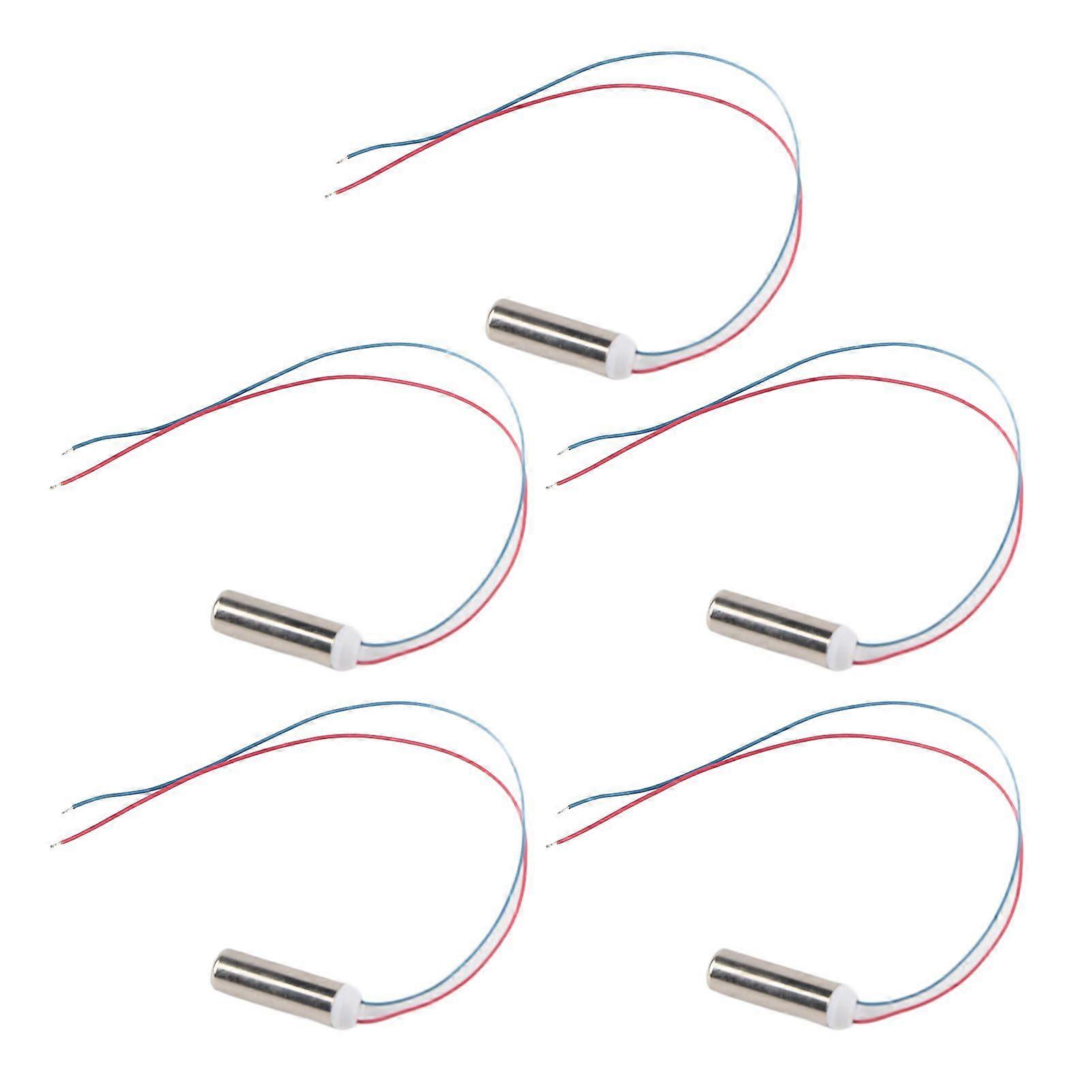 5Pcs 14500rpm Waterproof Cylindrical Micro Coreless Vibration Motor for Massager