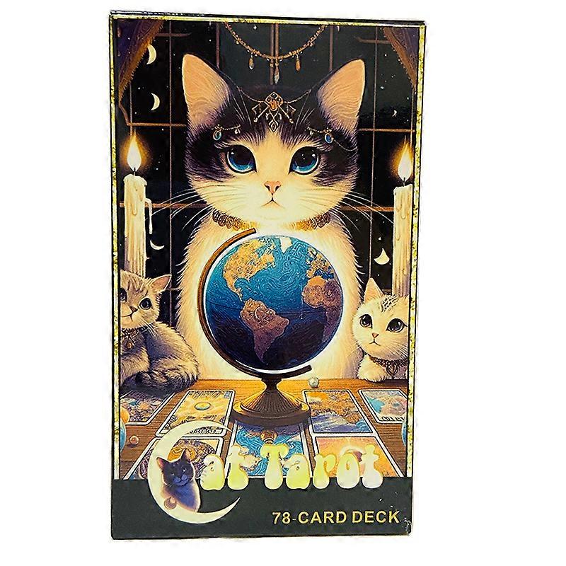 Cat tarot cards A 78-Card Deck Tarot Oracle Cards For Beginners Learning Fortune Telling Game Divination Tools For All Skill