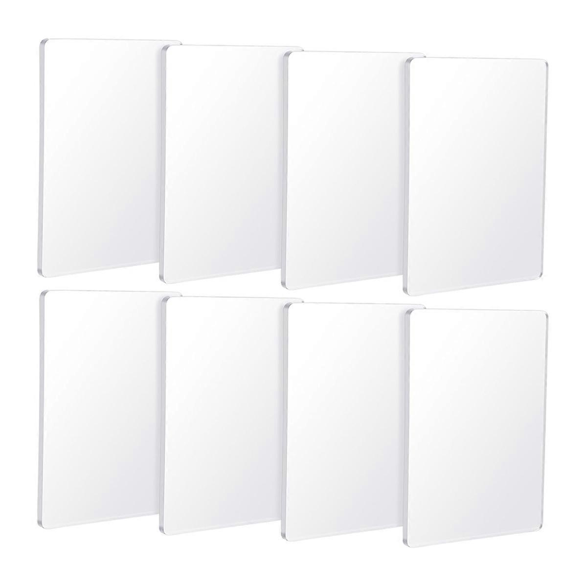 8Pack Monoprinting Print Plates 5 X 7 Inch Reusable Silicone Plate Class Printing Plates for Printmaking for Card Making