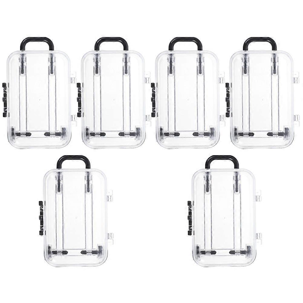 Mini Suitcase Gift Boxes for Wedding Candy 30Pcs Black Material