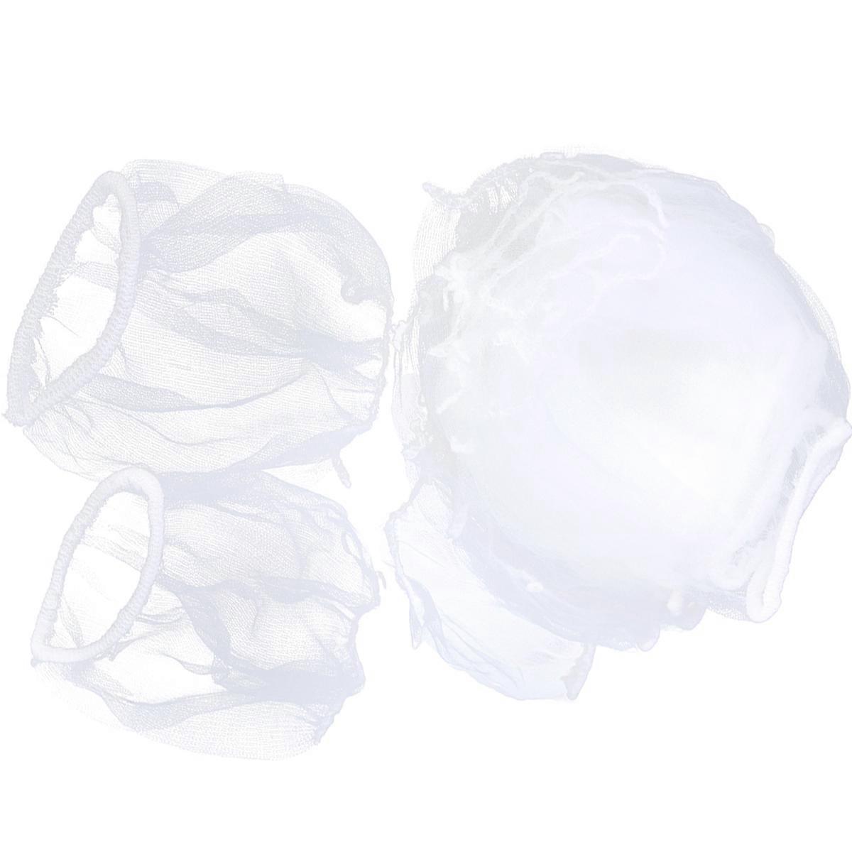 Sink Strainer Bag Kitchen Filter Mesh for Home Use 60Pcs White Pack