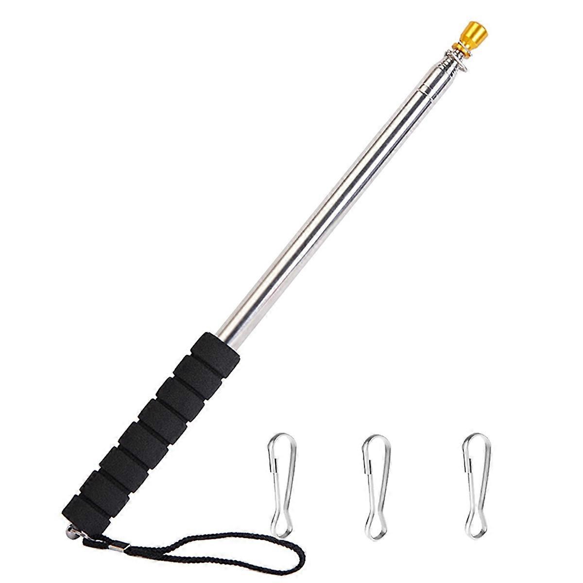 9.8Ft Telescopic Flag Pole,Portable Extendable Retractable Flagpole