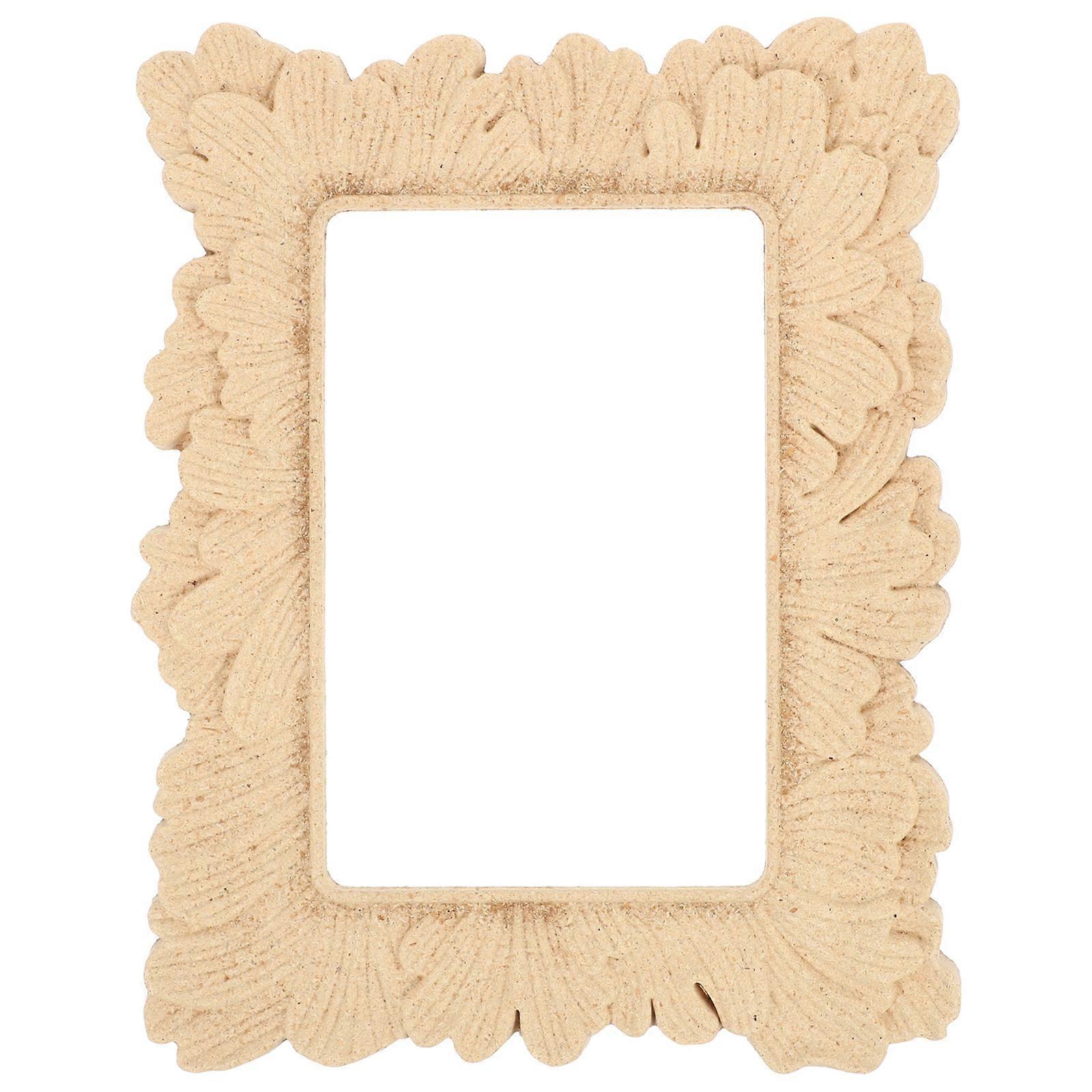 Creative Picture Frame 4Pcs Wood Photo Display European Style Suitable For Wall Tabletop Decoration In Any Room