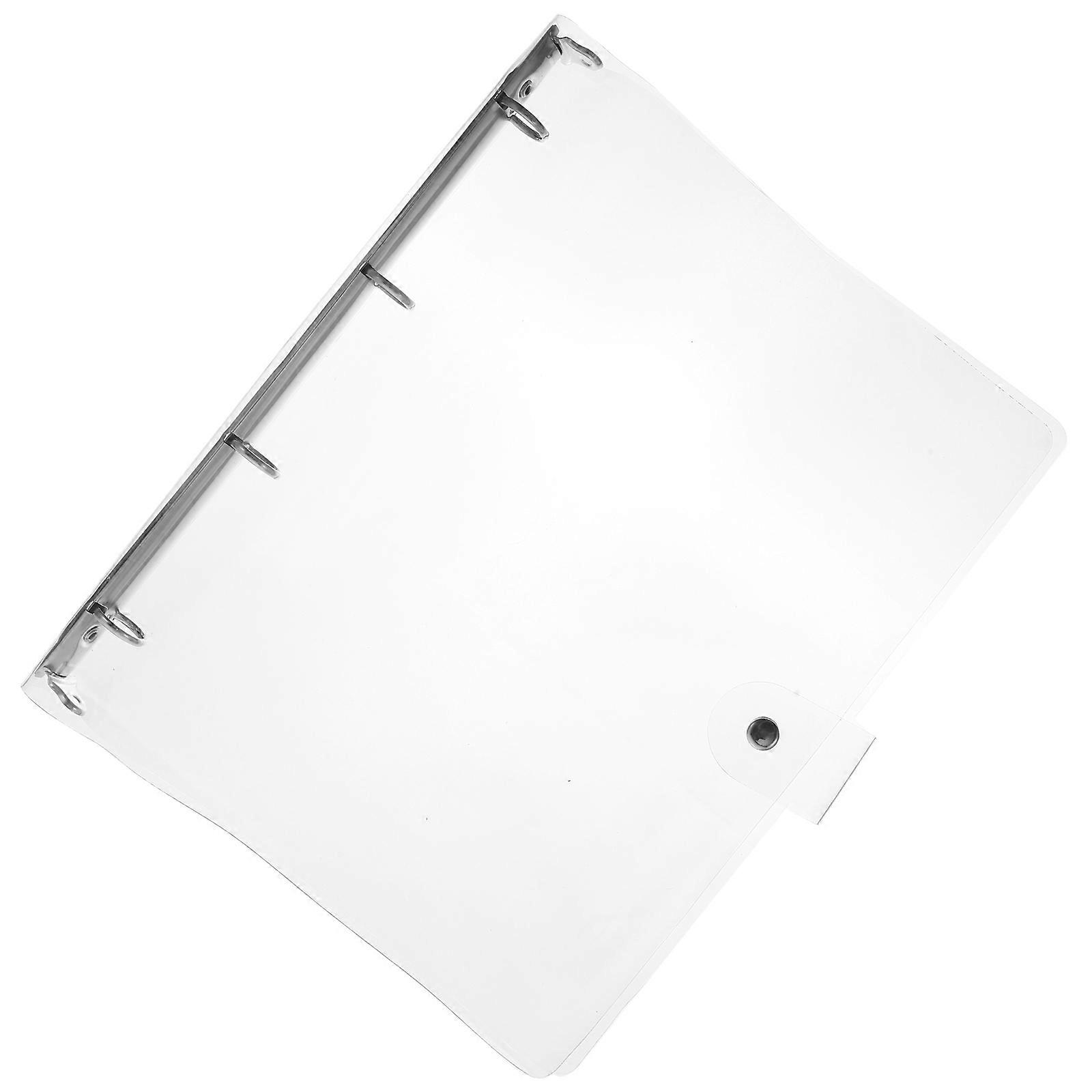 Transparent Plastic Binder Notebook Shell for Scrapbook Protection