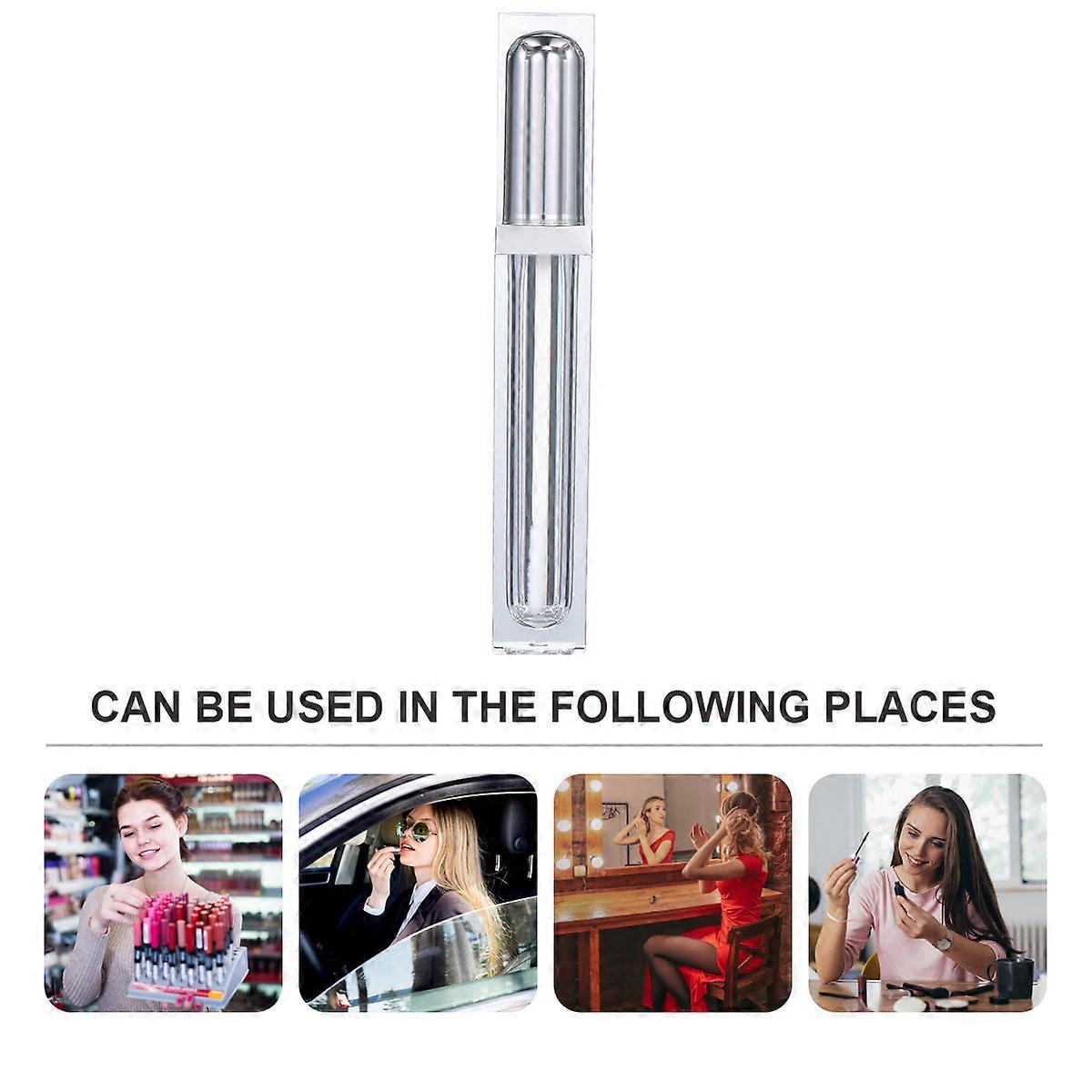Lip Gloss Tube Refillable Plastic for Storage Use 20Pcs