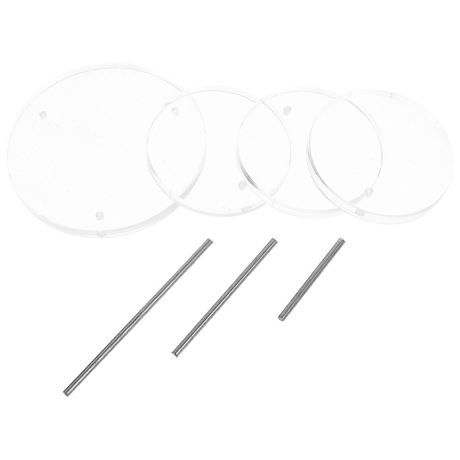 Acrylic Jewelry Display Stand Clear for Display Use 2Pcs