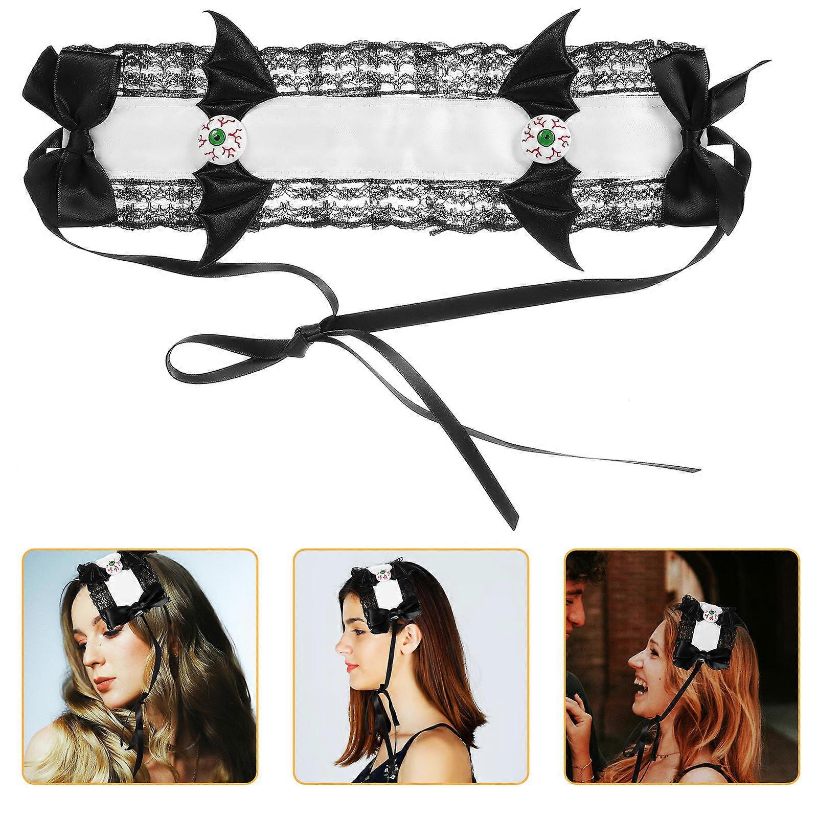 Halloween Headbands Fabric Decorative Headband for Party Use 4Pcs