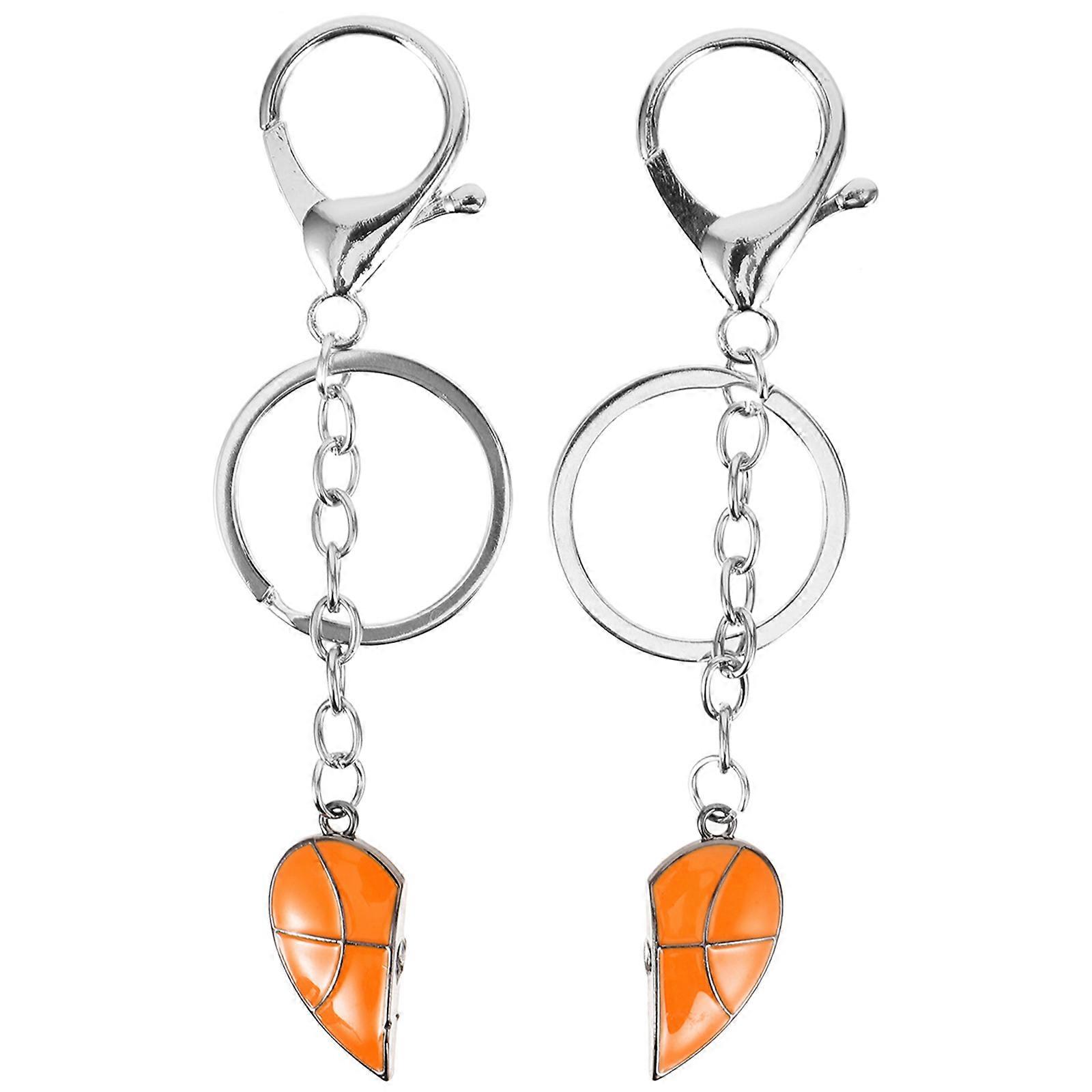 Basketball Themed Keychain 2 Sets Cute Silver Accessories Ideal For Key Storage And Stylish Handbag Decorations For Events And Festivals