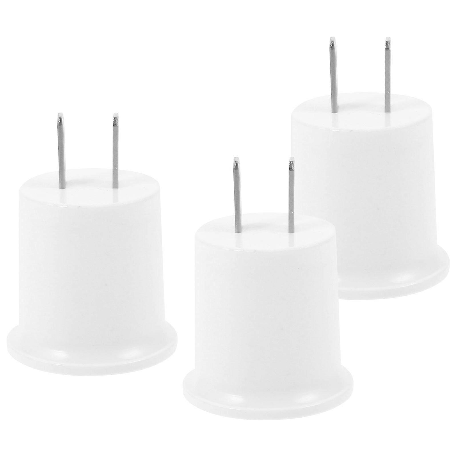 Light Socket to Plug Adapter E27 Lamp Holder for Wall Lights 6Pcs