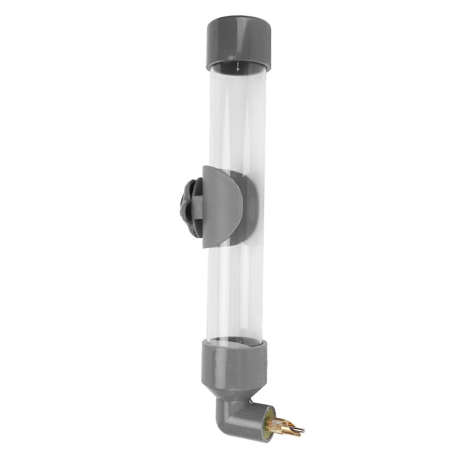 260ml Automatic Bird Water Feeder Needle Spout Large Capacity Leakproof Parrot Auto Drinking Device for Birds L Grey