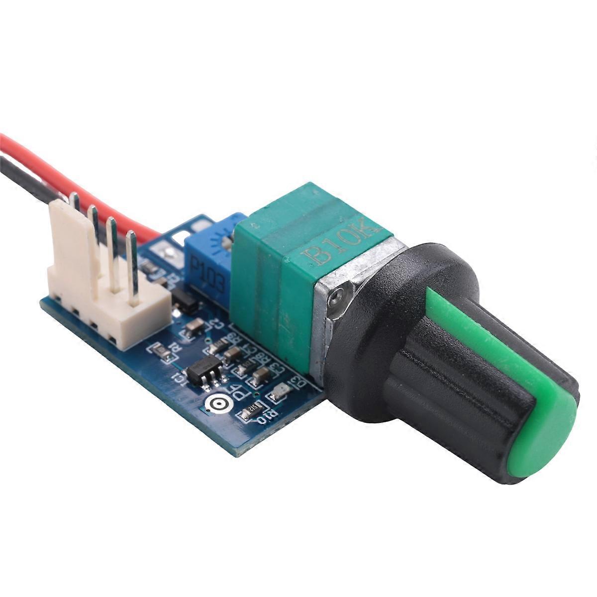 DC 12V Adjustable 0%-100% PWM Fan Speed Controller