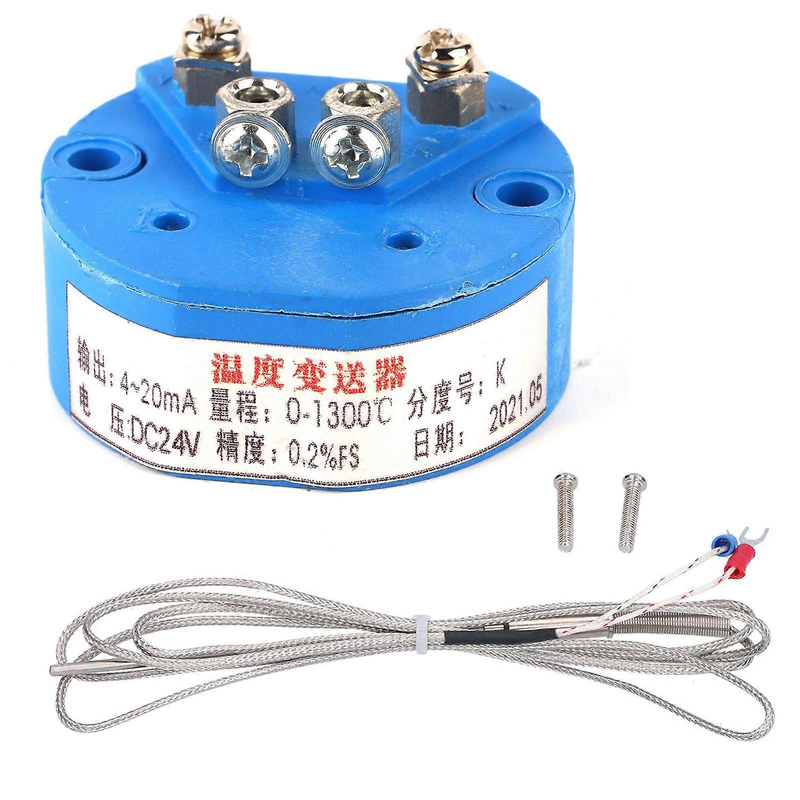 Temperature Sensor Transmitter K Type Thermocouple Electronic Components SBWR DC 24V