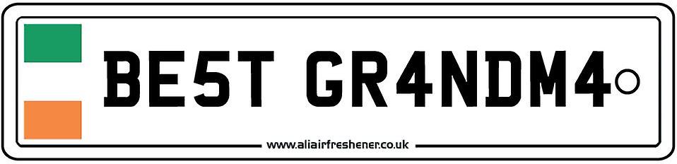 爱尔兰-最好的奶奶牌照汽车空气清新剂