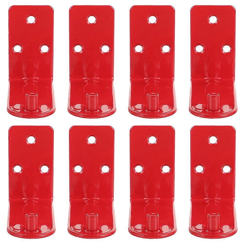 Fire Extinguisher Wall Bracket for Holding 8Pcs Red Heavy-Duty Wall Hooks