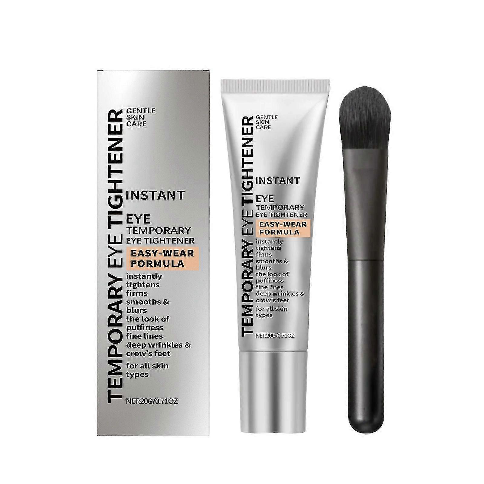 Øjeblikkelig øjenstrammer, midlertidig øjenstrammer øjencreme, reducerer øjeblikkeligt poser under øjnene, mørke rande og rynker, hævelser, fast hud, anti-aging øjen