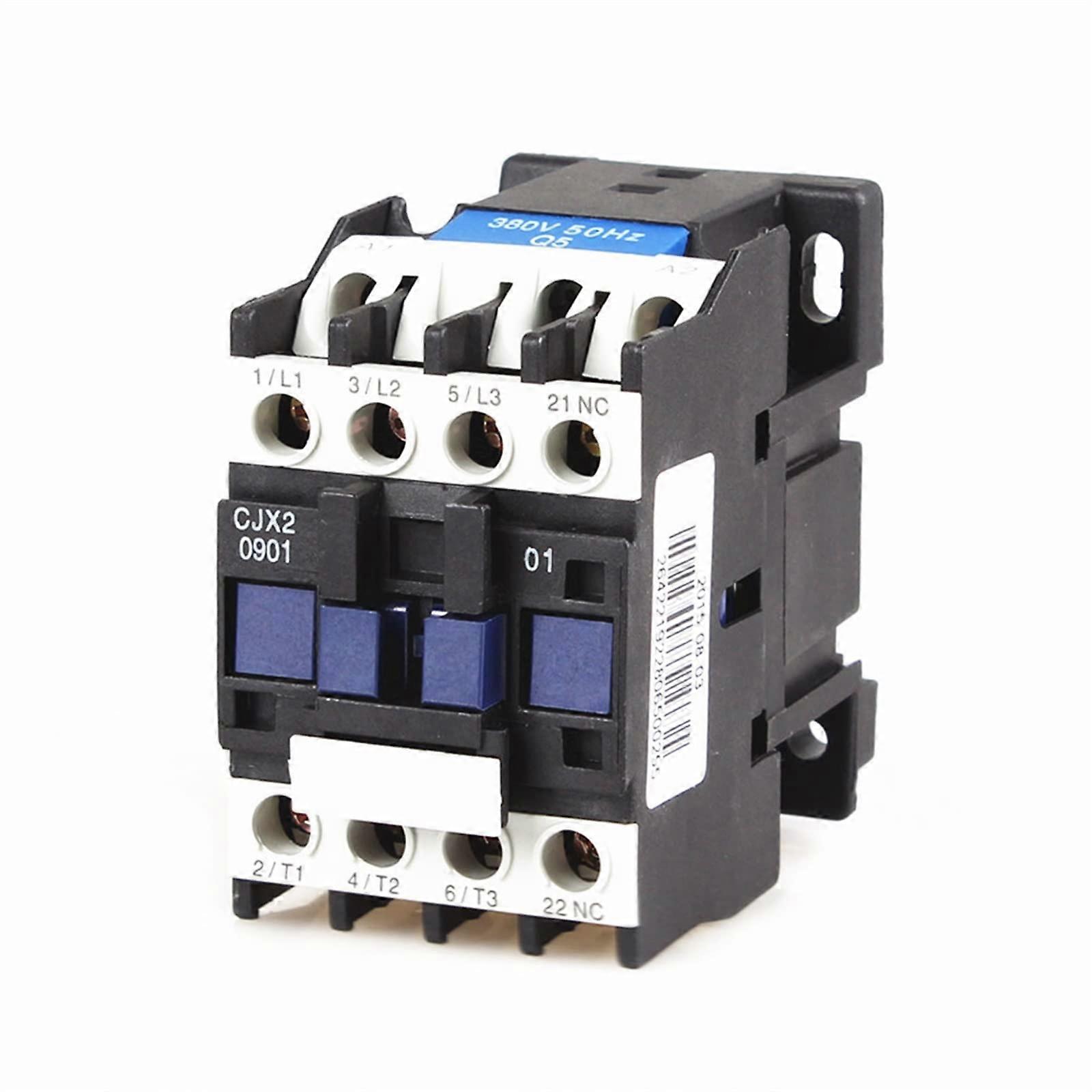 Electromagnetic switch 3P+N NC AC Contactor, 660V 9A, DIN Rail, Coil 24/36/110/220/380V