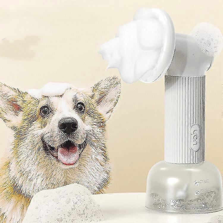 Pet Bubble Machine with Shower Gel for Cat and Dog Baths, Specialised Cleaning Tool