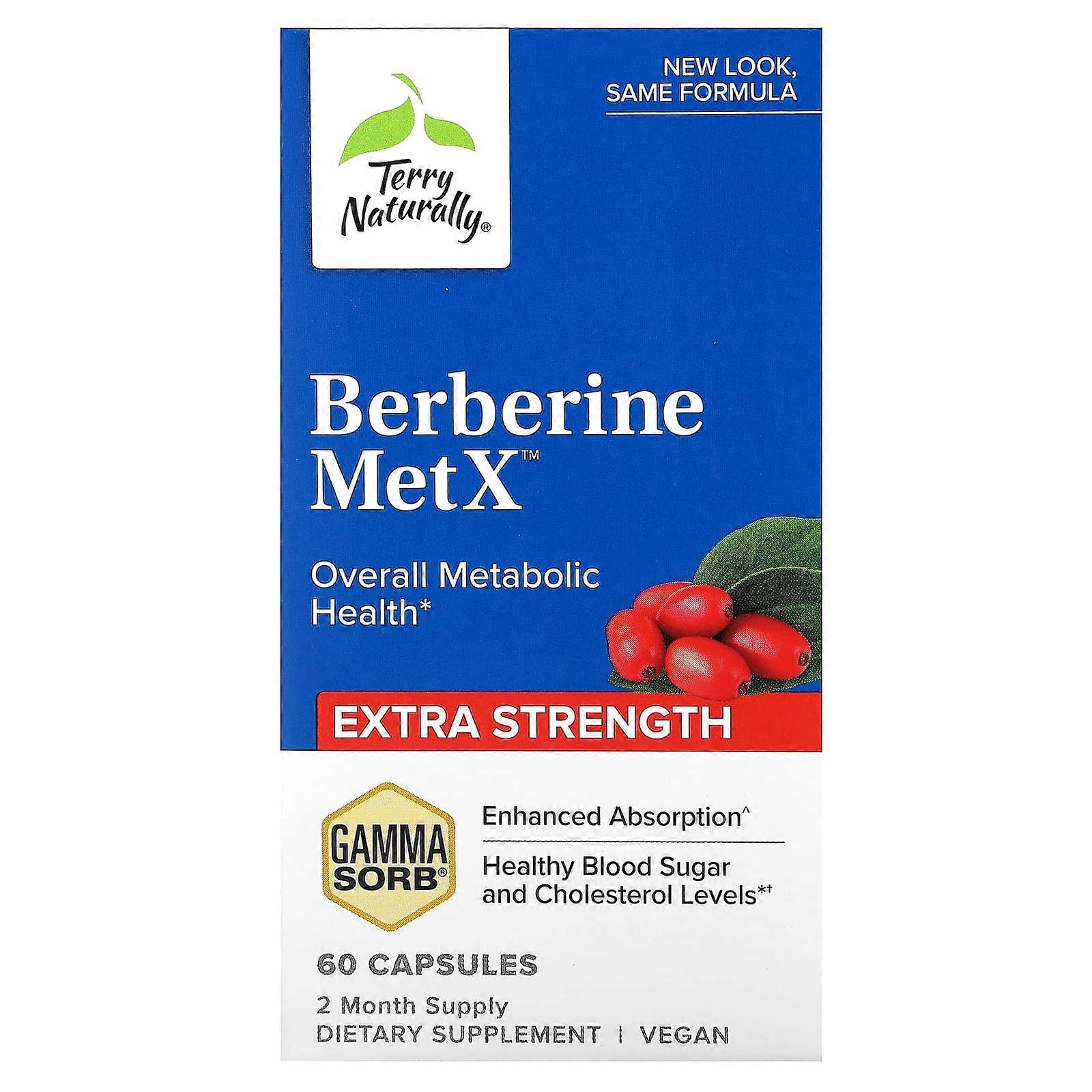 Berberine MetX, Extra Strength, 60 Capsules