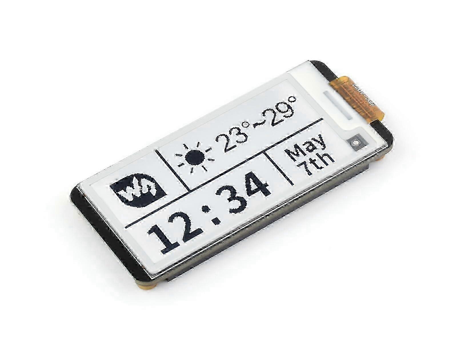 25-26 2.13inch E-Paper HAT+ for Raspberry Pi 5/ 4B/3B+/3B/2B/A+/Zero W/WH/Zero 2 W