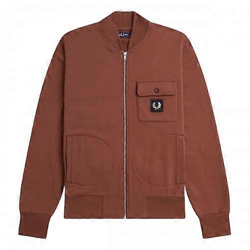 Giubbotto bomber con cerniera completa da uomo Fred Perry