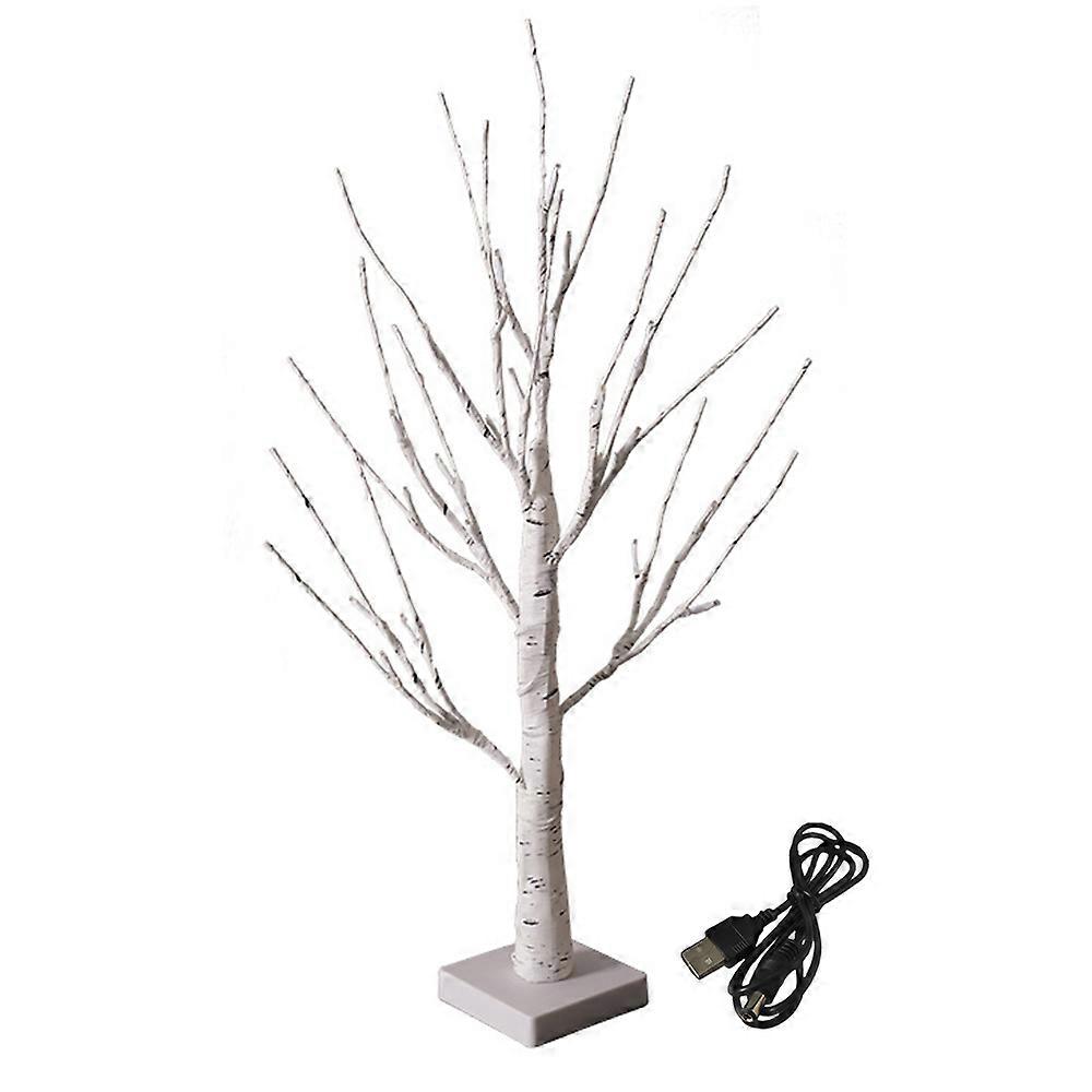 Easter Egg Tree Lighted 24LED White Birch Tree Artificial Easter Tree Light